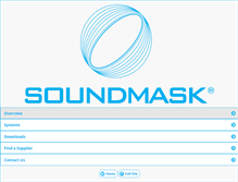 Tablet Screenshot of m.soundmask.com.au